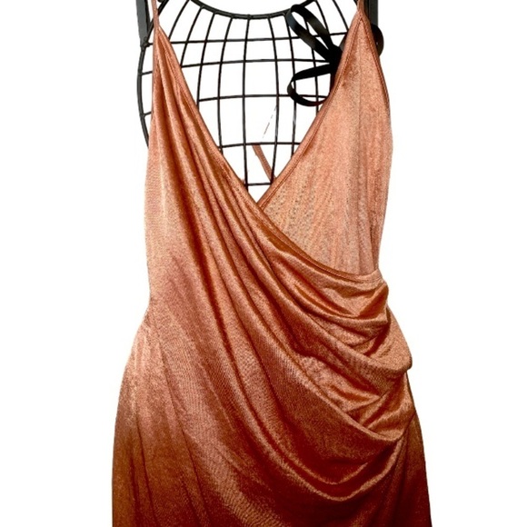 HOUSEOFJOR Draped strap mini dress // Wms M - Picture 1 of 5